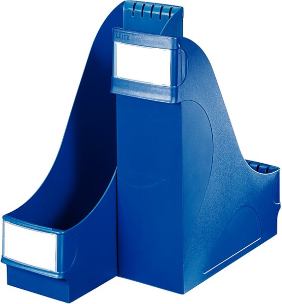 Image LEITZ Stehsammler extrabreit, DIN A4, Polystyrol, blau Fassungsvermögen: 92 mm,