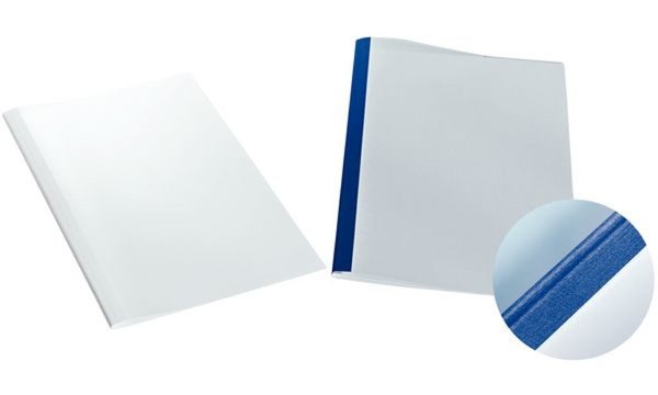Image LEITZ Thermobindemappe Leinenoptik, DIN A4, 1,5 mm, blau (80177118)