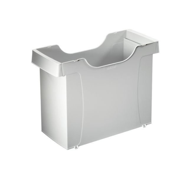Image LEITZ Uni Hängemappen-Box Plus, grau aus Polystyrol, stapelbar, niedrige Vorder