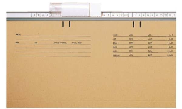 Image LEITZ Vollsichtreiter, Kunststoff, (B)60 mm, transparent (80612400)