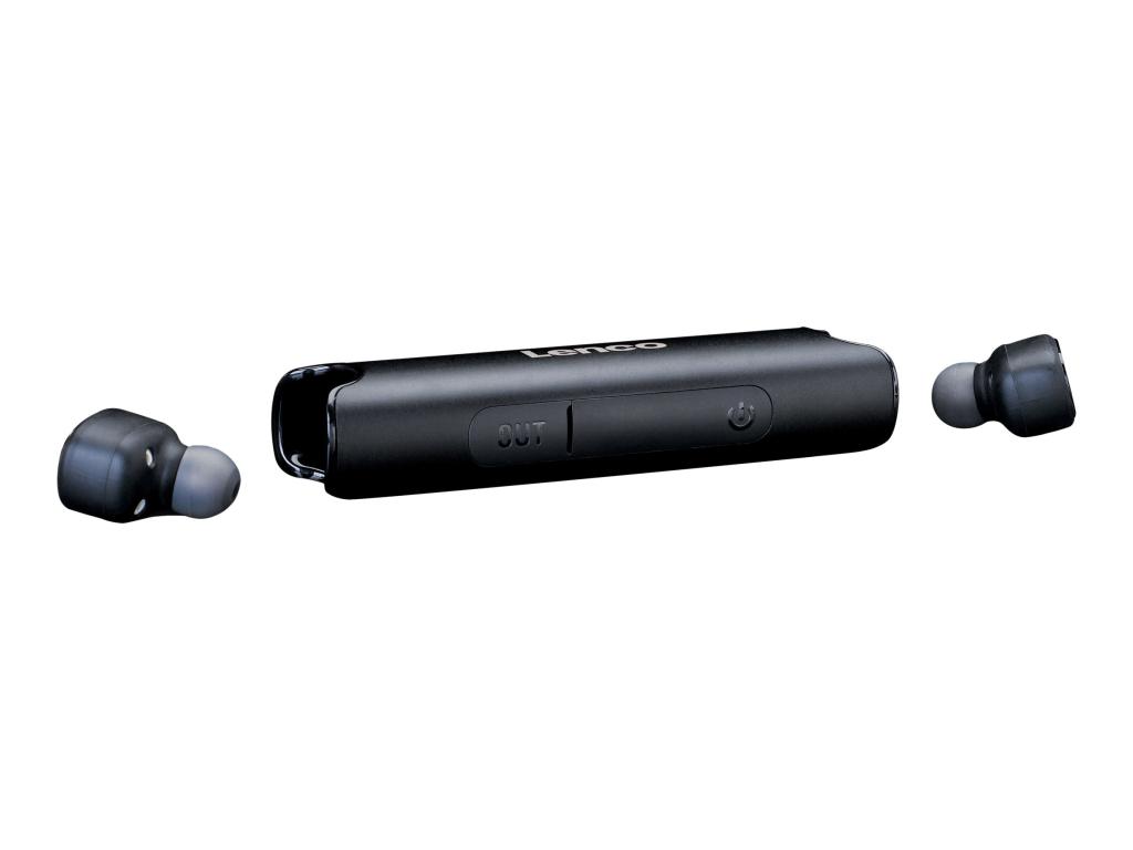 Image LENCO EPB-440 - Kopfhörer - im Ohr - Schwarz - Binaural - Tasten - Wasserdicht