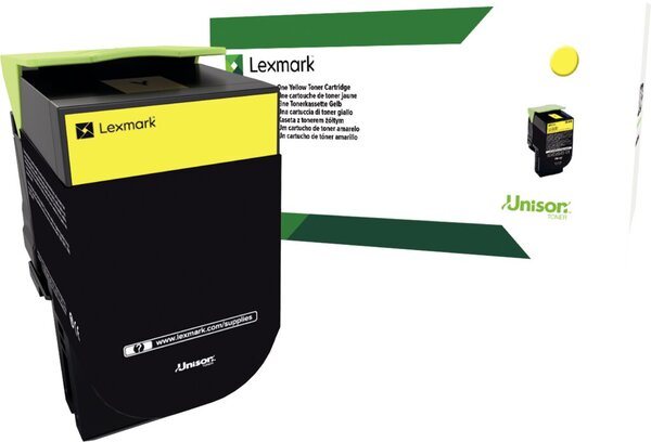 Image LEXMARK 702Y Gelb Tonerpatrone LCCP, LRP