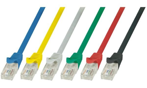 Image LOGILINK CAT5e UTP Patch Cable AWG26 gelb 0.25m