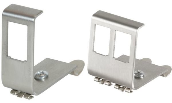Image LOGILINK Hutschienenadapter LogiLink f. 2xRJ45 Keystone Module,Metall