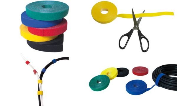 Image LOGILINK Kabelbinder aus Klettband 4 m, grün