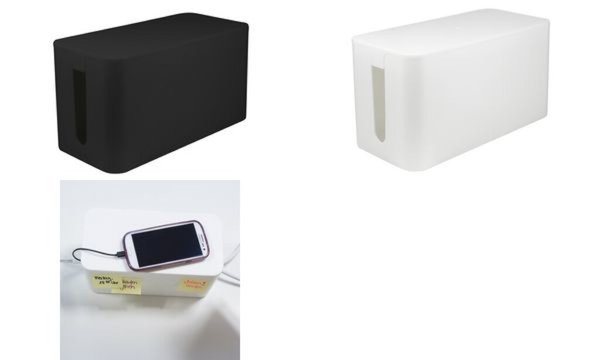 Image LOGILINK Kabelbox "small size", Farbe: weiß Maße: (B)235 x (T)115 x (H)120 mm, 