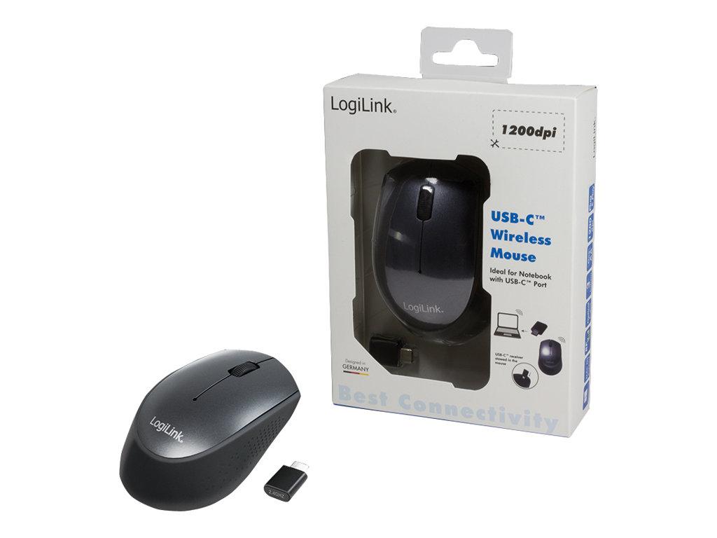 Image LOGILINK Maus optisch 3D USB-C 3 Tasten 3200 dpi 2.4