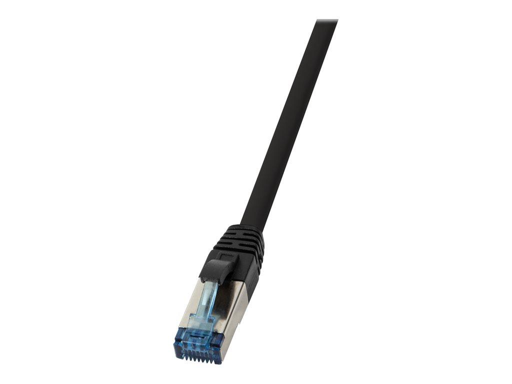 Image LOGILINK Patchkabel CAT6A S/FTP AWG27f. Industrie black 7,5m