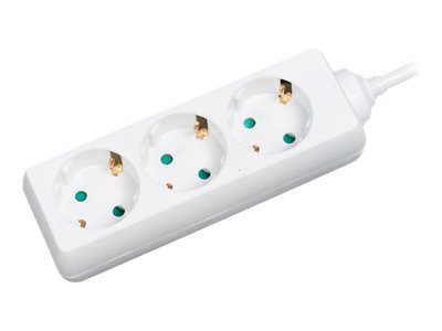 Image LOGILINK Steckdosenleiste Logilink 3-fach, 1,4m, weiß, m. Kindersich.