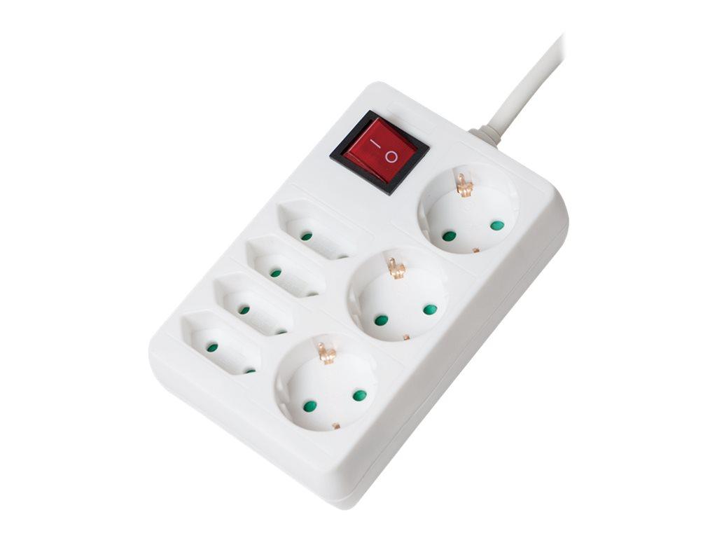 Image LOGILINK Steckdosenleiste Logilink 7-fach 5M 250V/16A m. Schalter