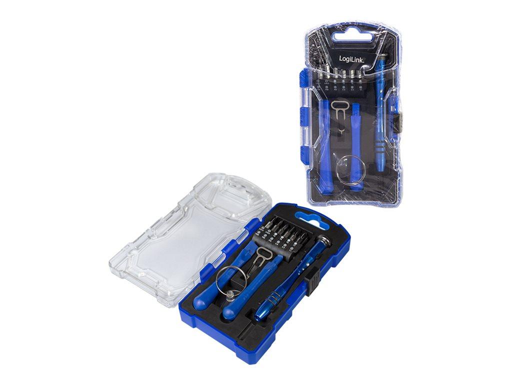 Image LOGILINK Tool set, screwdriver precision, 17 pcs.