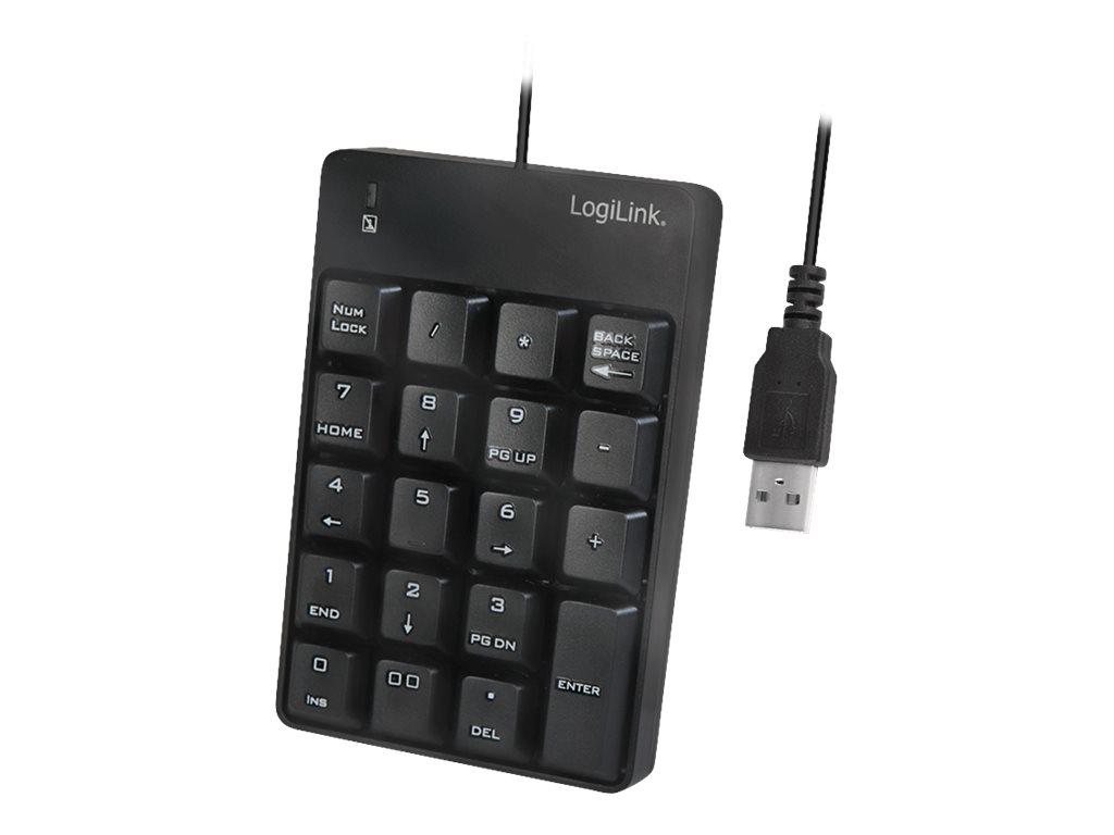 Image LOGILINK USB-Nummernblock ID0184 Schwarz