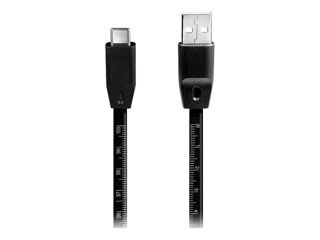 Image LOGILINK USB 2.0 Kabel zu USB-C Stecker, schwarz, 1,0m