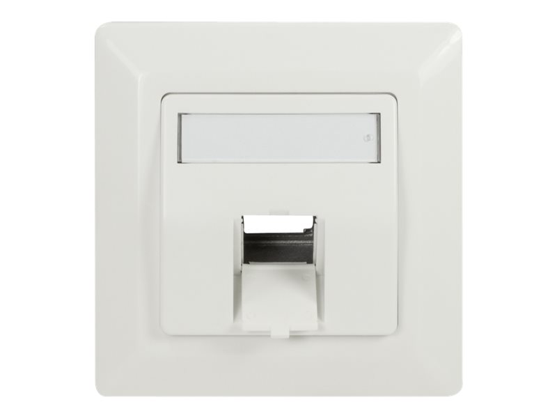 Image LOGILINK Unterputzdose f.Keystone Modul,45°Auslass,reinweiß