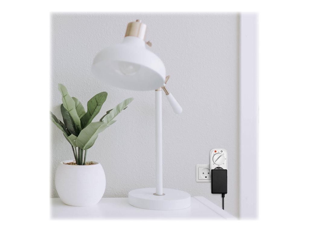 Image LOGILINK Zeitschaltuhr, mechanisch mit Dämmerungssensor,weiß