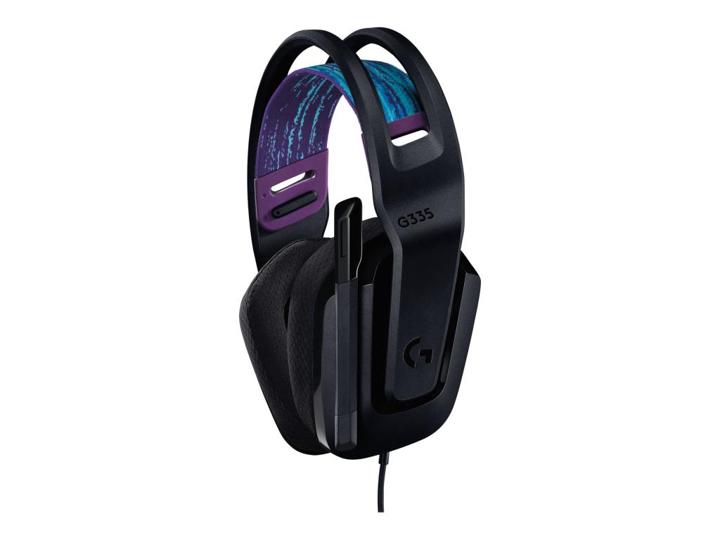 Image LOGITECH G335 Wired Gaming Headset - BLACK - EMEA