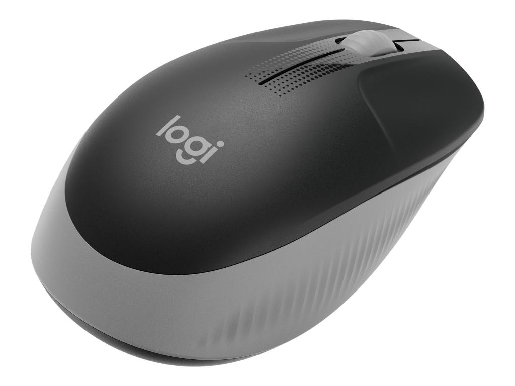 Image LOGITECH M190 Full-size wireless mouse - MID GREY
