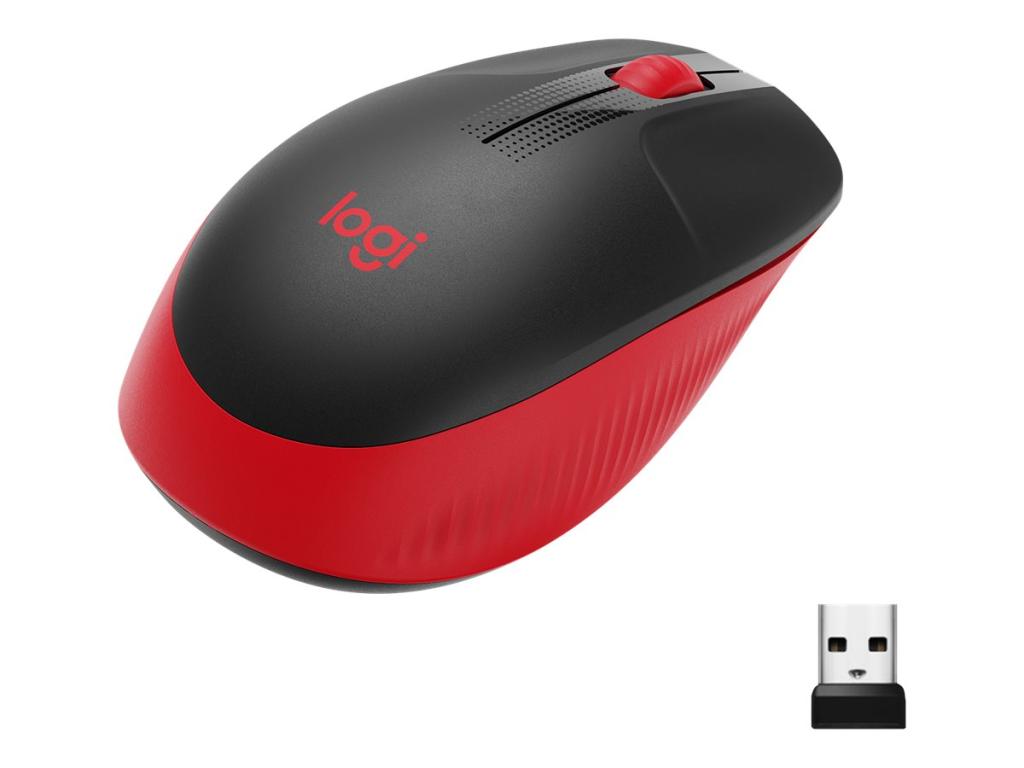 Image LOGITECH M190 Full-size wireless mouse RED EMEA