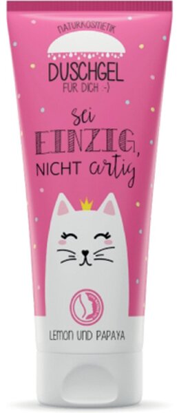 Image Duschgel 200ml Motiv Katze vegan,glutenfrei,laktosefrei