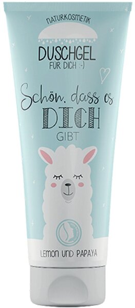 Image Duschgel 200ml Motiv Lama vegan,glutenfrei,laktosefrei