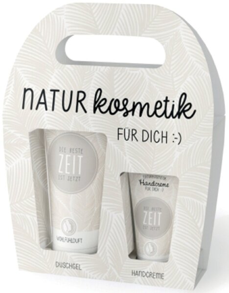 Image Handcreme+Duschgel mit Motiv Feder Handcreme mit Bio-Sheabutter 30 ml