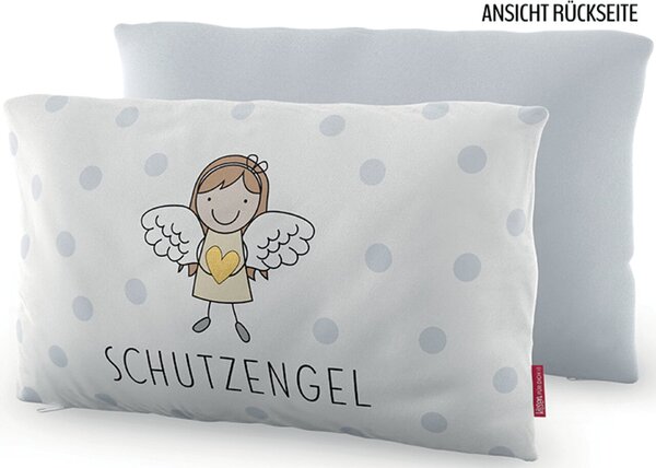 Image Kissen 25x40cm Motiv Schutzengel Bezug aus 100 % Baumwolle
