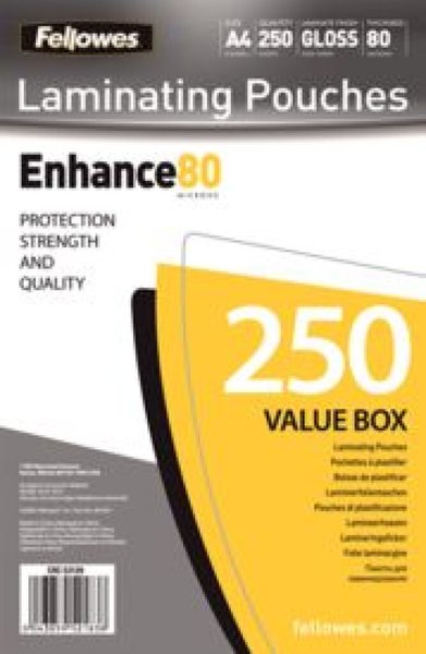 Image Laminierfolie Fellowes Capture A4  80 Mikron 250er Pack