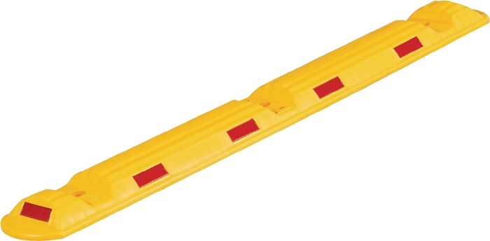 Image Leitschwelle L1170xB150xH50mm PP gelb m.roten Reflexstreifen