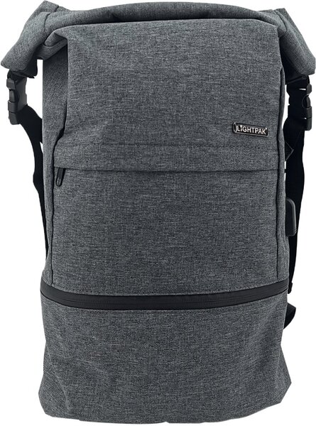 Image LiGHTPAK Notebook-Rucksack, 600D Polyester, grau
