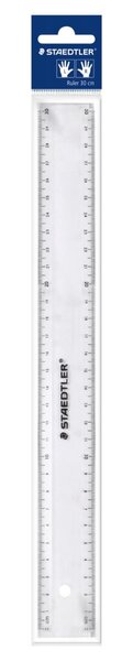 Image Lineal Kunststoff transparent 30cm im Polybeutel
