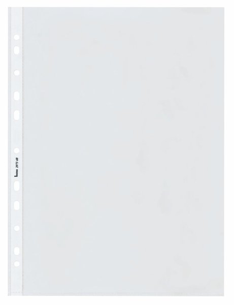 Image Lochrandhülle A4 PP 60my klar oben offen, glatt