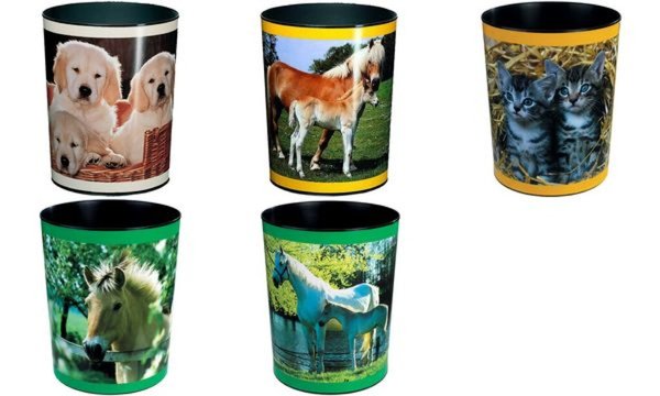 Image Läufer Papierkorb Bunter Hund (5051 052)
