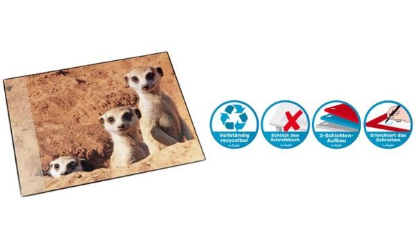 Image Läufer Schreibunterlage Erdmännchen , 400 x 530 mm (5050402)