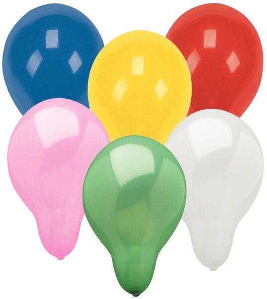 Image Luftballons rund Ø 28 cm, farbig sortiert