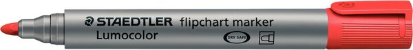 Image Lumocolor Flipchart marker mit Rundspitze 2mm rot