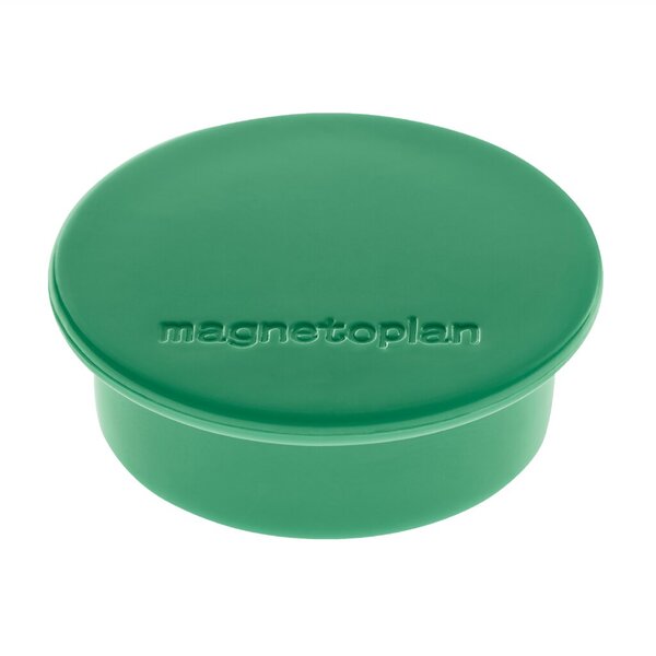 Image MAGNETOPLAN Discofix Rundmagnet "color", grün mit Vollkern-Ferrit Ausstattung, 