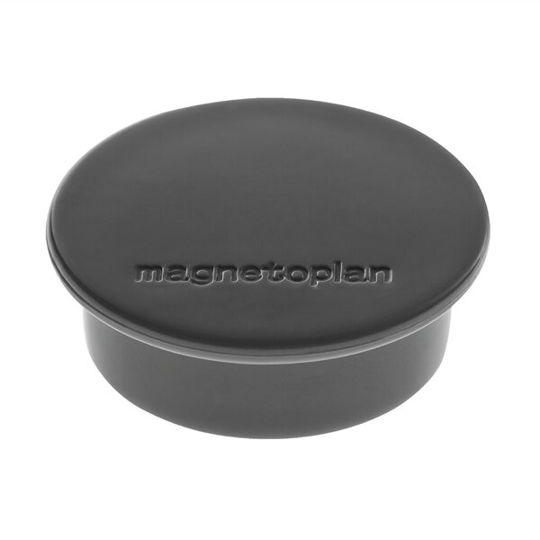 Image MAGNETOPLAN Discofix Rundmagnet "color", schwarz mit Vollkern-Ferrit Ausstattun