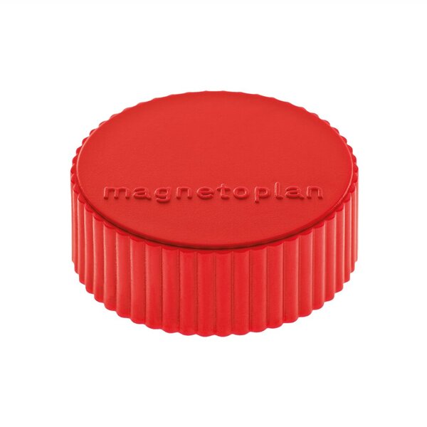 Image MAGNETOPLAN Discofix Rundmagnet "magnum", rot mit Vollkern-Ferrit Ausstattung, 