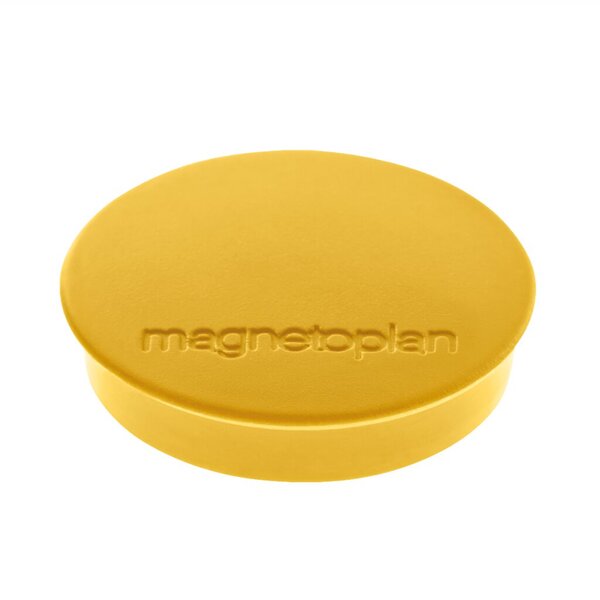 Image MAGNETOPLAN Discofix Rundmagnet "standard", gelb mit Vollkern-Ferrit Ausstattun