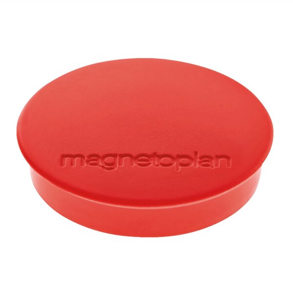Image MAGNETOPLAN Discofix Rundmagnet "standard", rot mit Vollkern-Ferrit Ausstattung