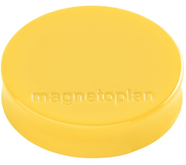 Image MAGNETOPLAN Ergo-Magnete "Medium", goldgelb mit Vollkern-Ferrit Ausstattung, er