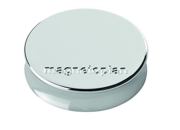 Image MAGNETOPLAN Ergo-Magnete "Medium", silber mit Vollkern-Ferrit Ausstattung, ergo