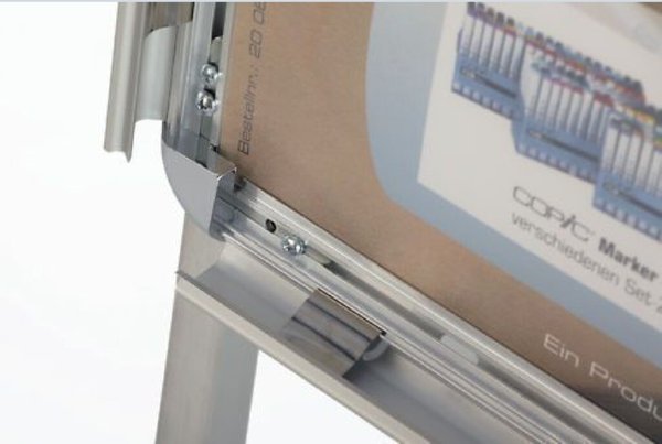 Image MAGNETOPLAN Ersatzfolie-Set für Plakatständer SP A2 UV-stabilisierte Antireflex