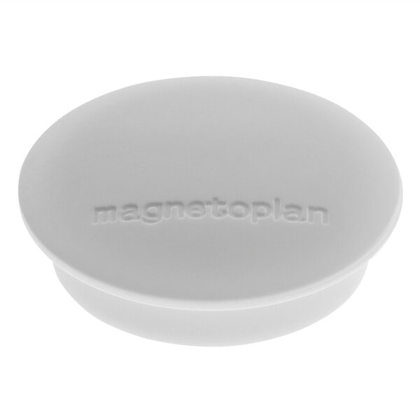Image MAGNETOPLAN Magnet Discofix Junior 1662101 34mm grau 10St. (1662101)