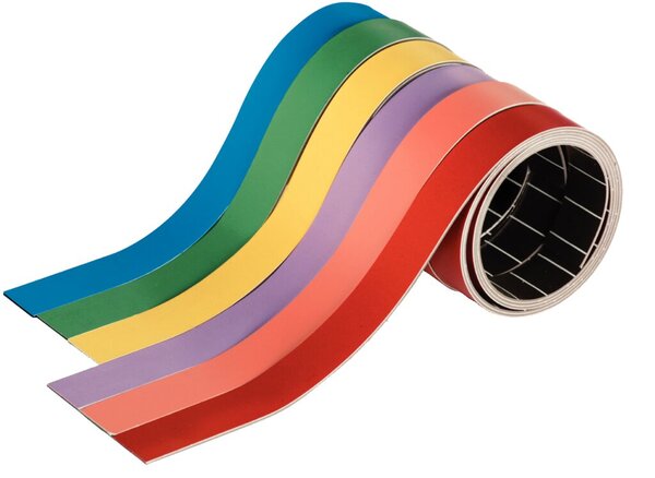 Image MAGNETOPLAN Magnetoflexband, 1.000 x 10 mm, schwarz magnethaftendes Band auf de