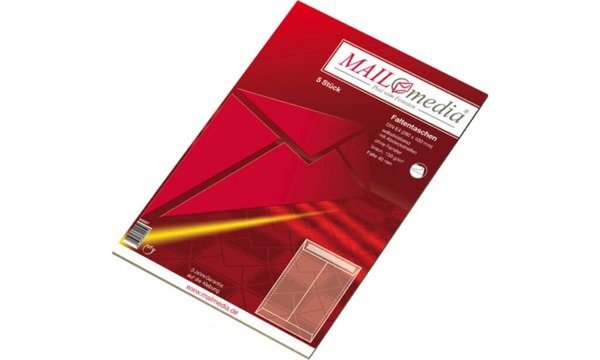 Image MAILmedia Faltenversandtasche mit H aftklebestreifen, B4 (8703850)