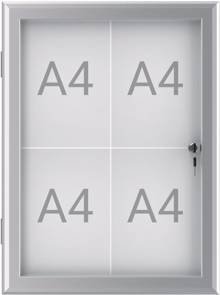 Image MAUL Schaukasten Excite alu 4x DIN A4