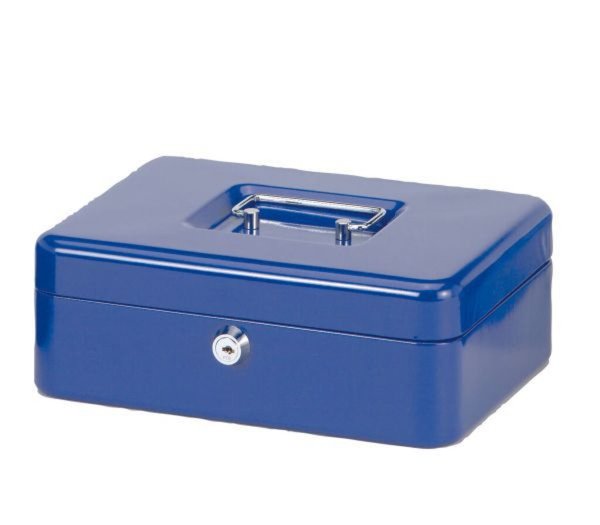 Image MAUL Geldkassette, blau, Maße: (B)250 x (T)191 x (H)88 mm (56113-37)