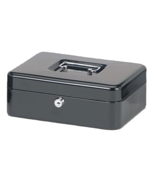 Image MAUL Geldkassette, schwarz, Maße: (B)250 x (T)191 x (H)88 mm (56113-90)