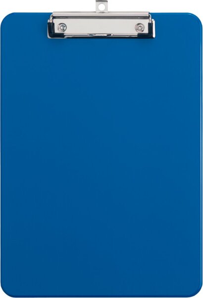 Image MAUL Klemmplatte aus Kunststoff, A4, blau, mit Klemmbügel Plattenstärke: 3 mm, 